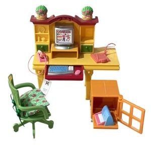 Fisher Price Loving Family Dollhouse Computer Office Set
